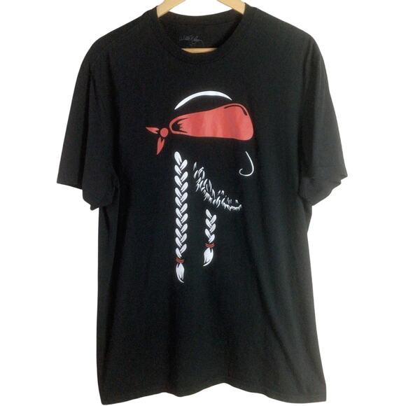 Willie Nelson Country Music T Shirt Black 2XL XXL - Picture 1 of 4